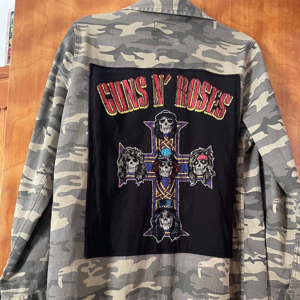 Guns N' Roses Rock and Roll Camo Jacket